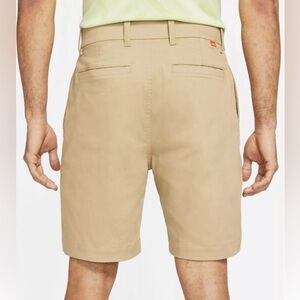 Nike Dry Fit UV Golf Chino Shorts Khaki Tan  Men's Size 36